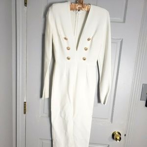 Winter white jumpsuit